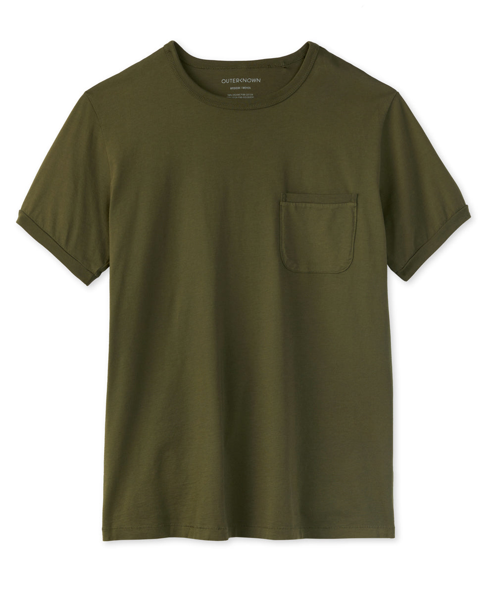 Outerknown Sojourn Pocket Tee - Olive Night