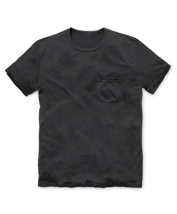 Outerknown Sojourn Pocket Tee - Bright Black