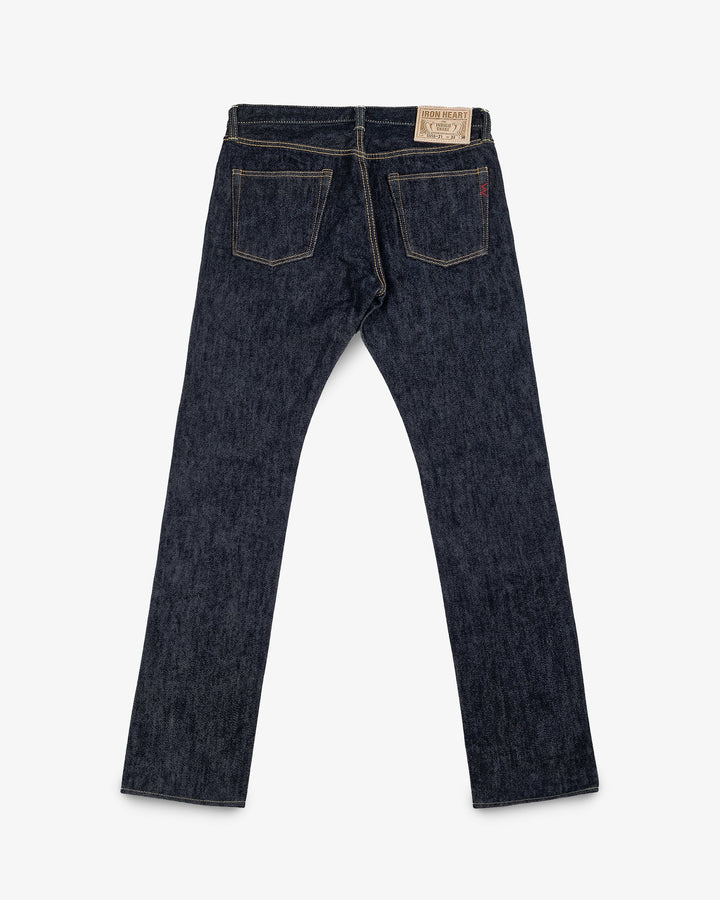 Iron Heart 555 21oz Selvedge Denim Slim Cut Jeans - Indigo