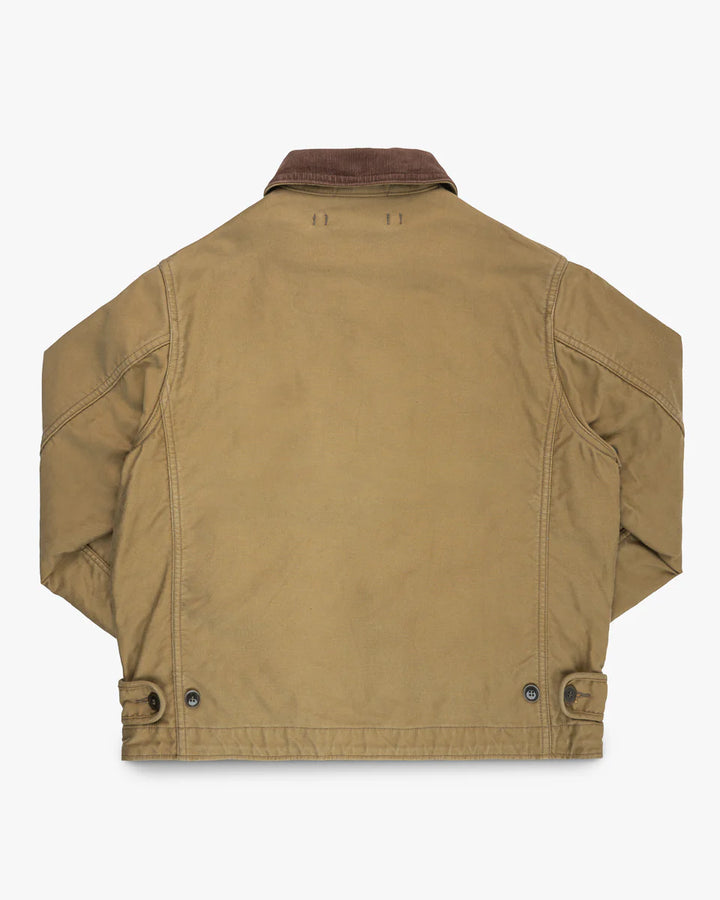 Iron Heart 12oz Whipcord Lightweight N1 Deck Jacket - Khaki