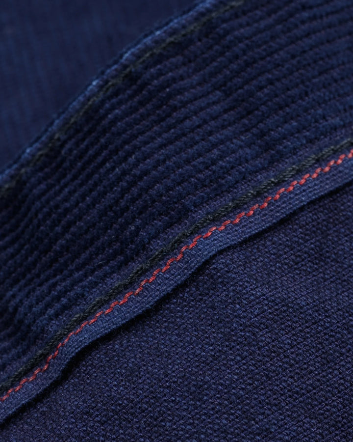 Iron Heart 7.5oz Selvedge Corduroy Western Shirt - Indigo