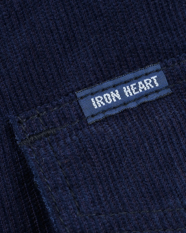 Iron Heart 7.5oz Selvedge Corduroy Western Shirt - Indigo