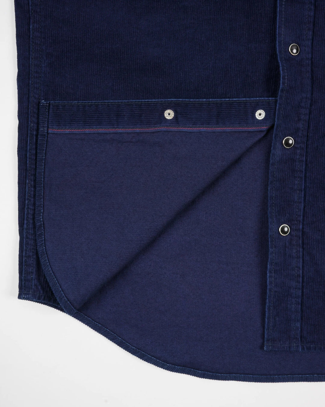Iron Heart 7.5oz Selvedge Corduroy Western Shirt - Indigo