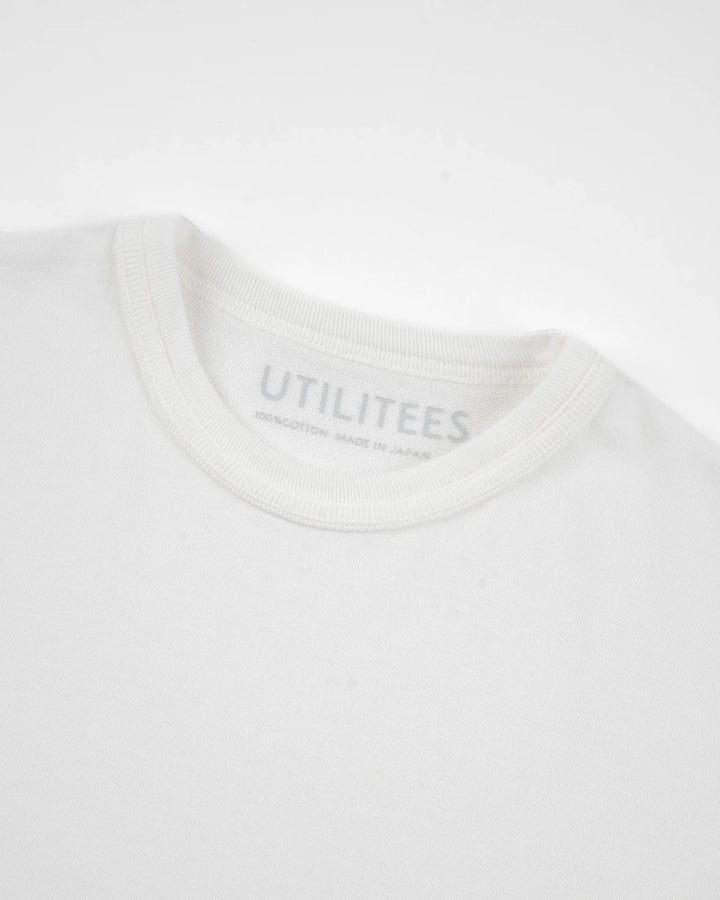 Iron Heart UTILITEES 10oz Heavyweight Crew Neck T-Shirt - White