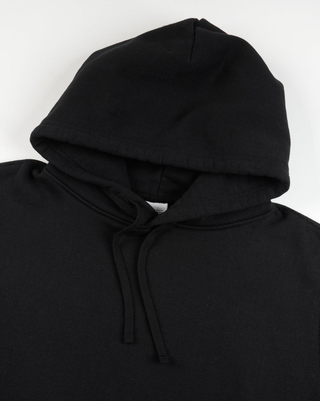 Iron Heart Printed 14oz Ultra Heavyweight Loopwheel Cotton Hoodie - Black