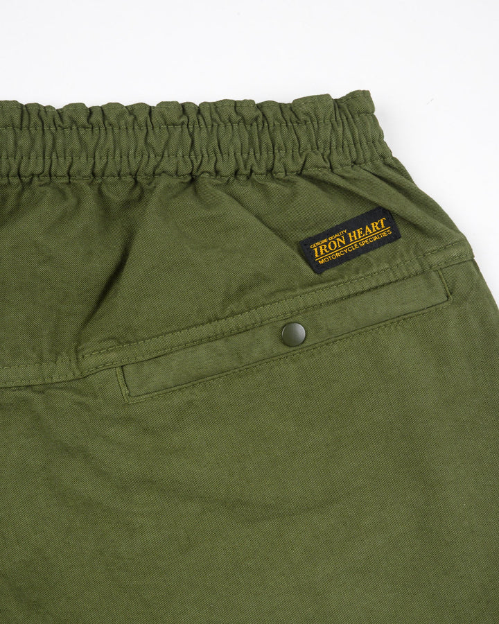 Iron Heart - Cotton Easy Shorts - Olive