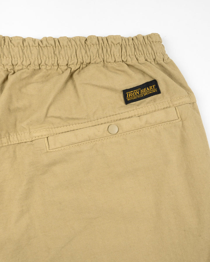 Iron Heart - Cotton Easy Shorts - Khaki