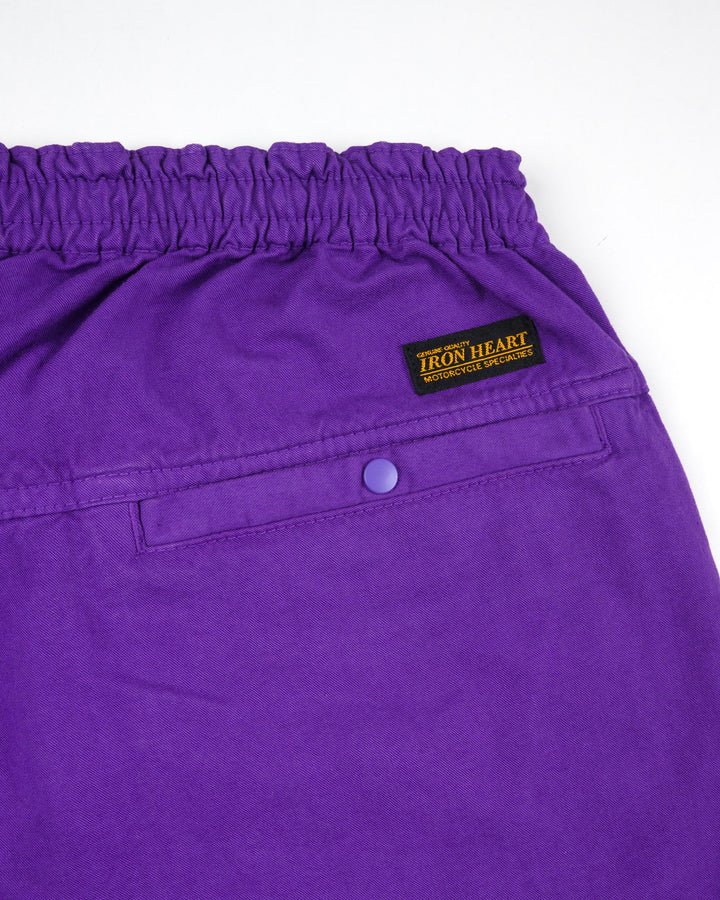 Iron Heart - Cotton Easy Shorts - Purple