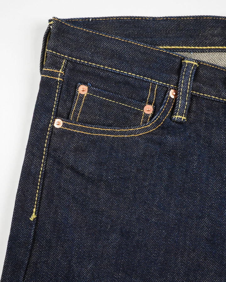 Iron Heart 21oz Selvedge Denim Slim Straight Cut 666 Jeans - Indigo