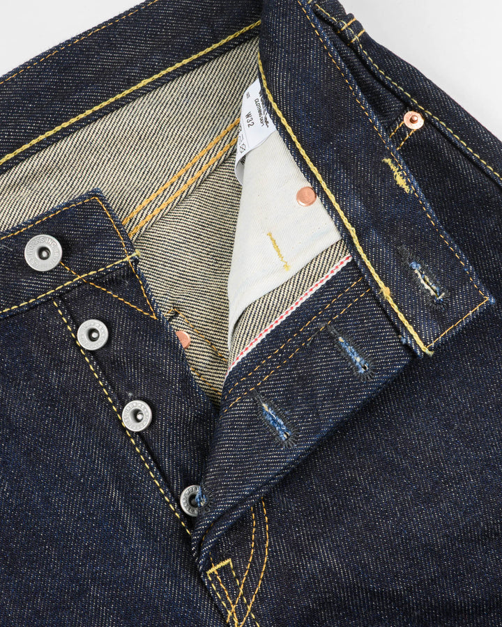 Iron Heart 21oz Selvedge Denim Slim Straight Cut 666 Jeans - Indigo
