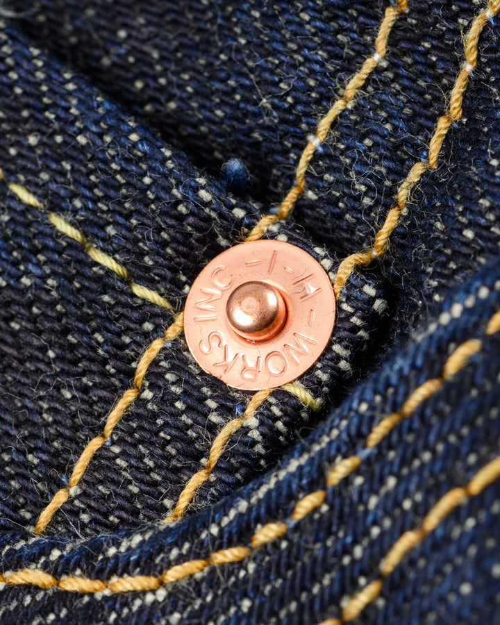 Iron Heart 21oz Selvedge Denim Slim Straight Cut 666 Jeans - Indigo