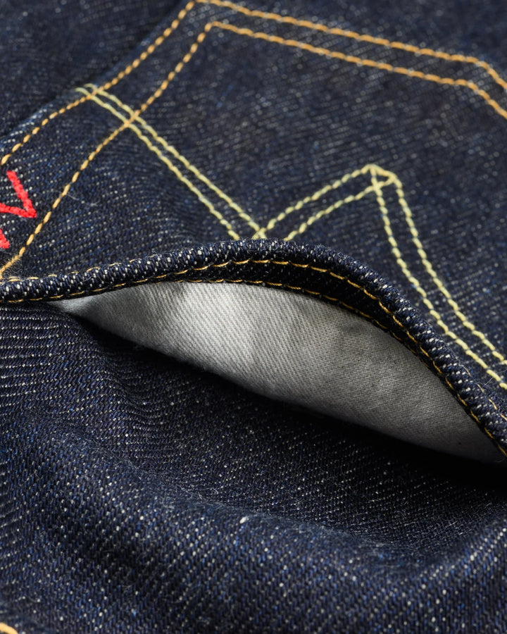 Iron Heart 21oz Selvedge Denim Slim Straight Cut 666 Jeans - Indigo