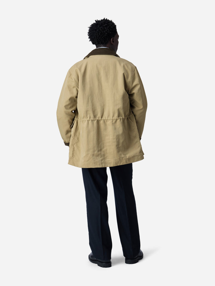 3Sixteen - Country Jacket in Waxed Tan Nylon