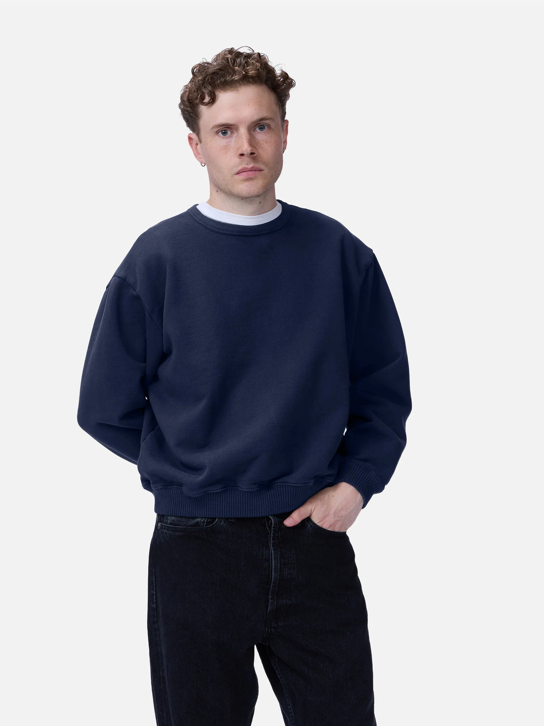 3sixteen Ultraweight Crewneck - Shadow Navy