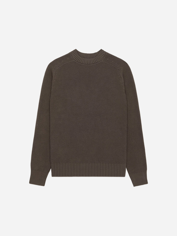 3sixteen Cotton Crewneck Sweater - Earth