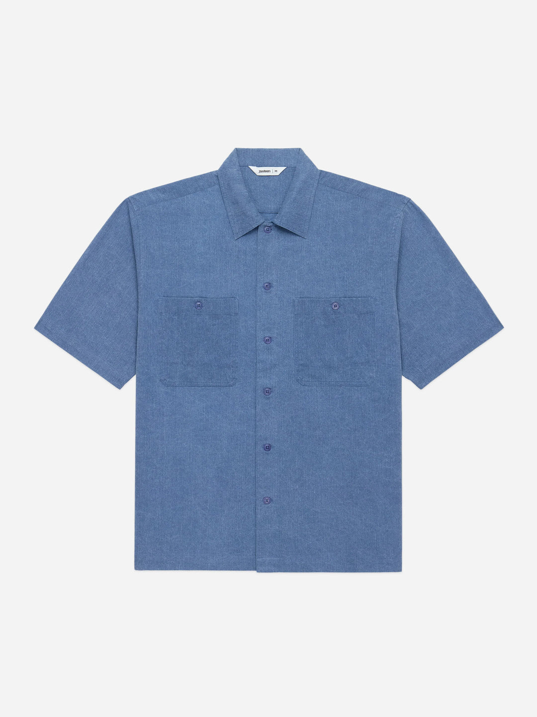 3sixteen Short Sleeve Workshirt - Blue Pigment Dye
