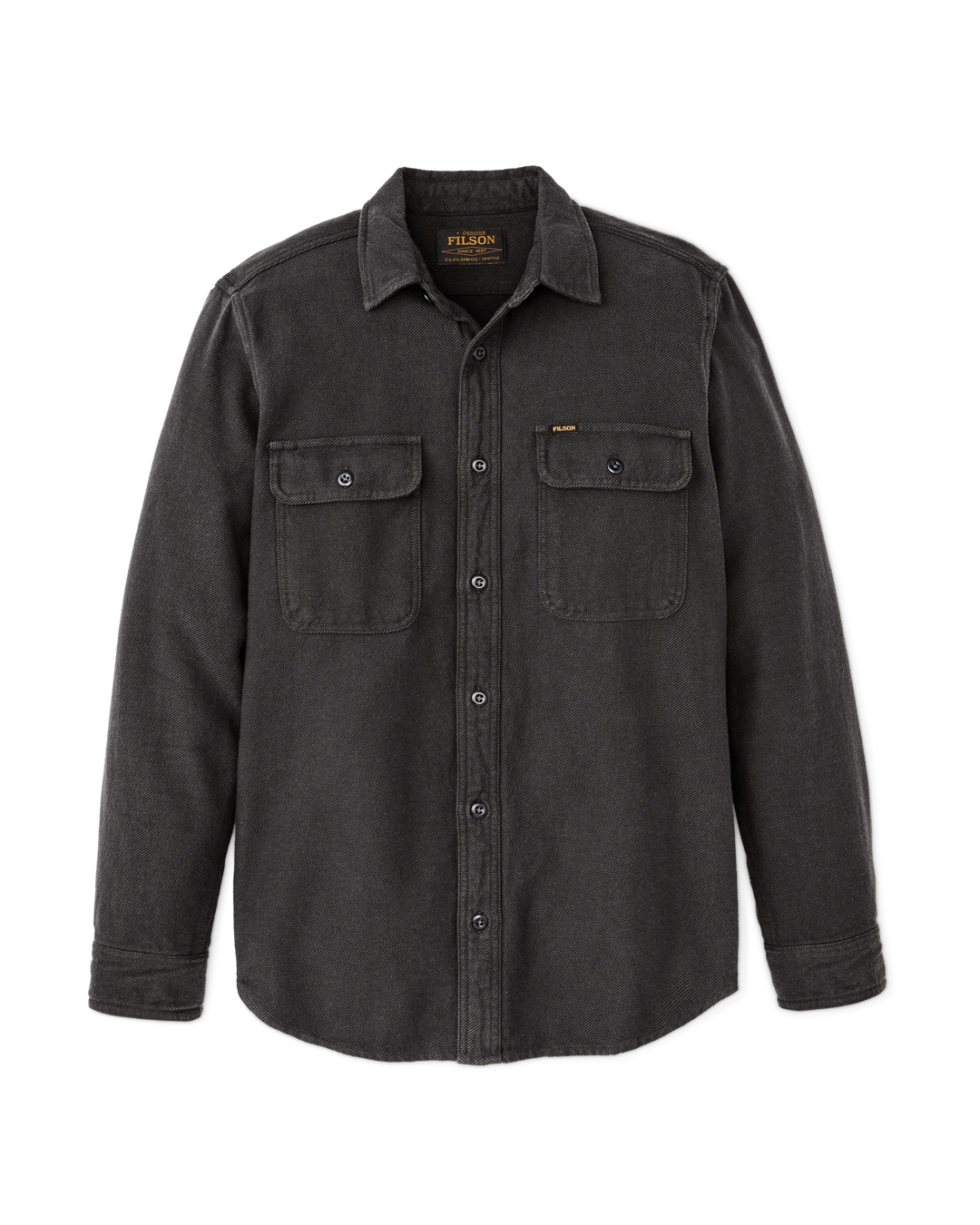 Filson Vintage Flannel Work Shirt - Charcoal