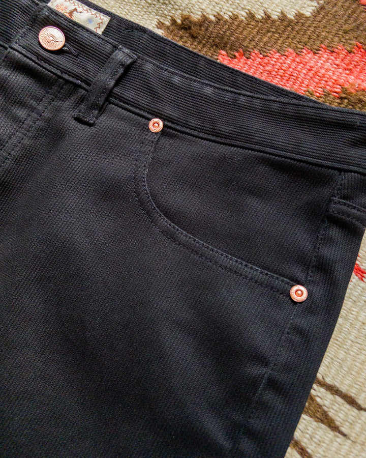 Wythe Bedford Cord Five Pocket Pants - Black