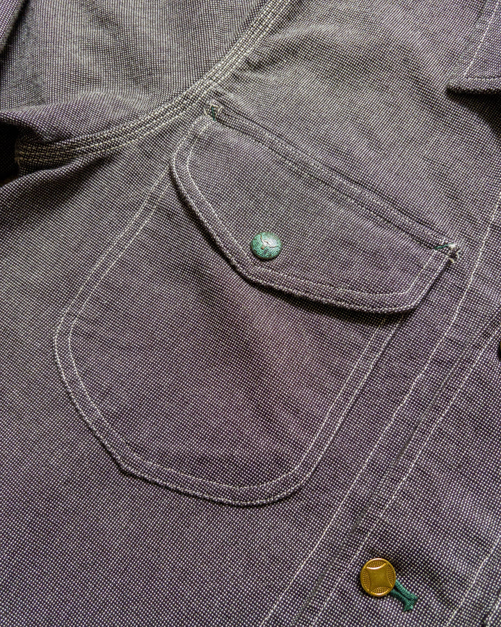 Wythe Heavyweight Pinpoint Canvas Barn Jacket - Night Sky
