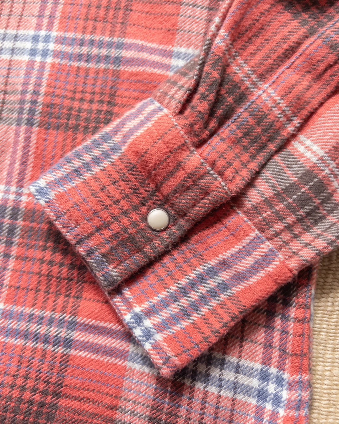 Wythe Washed Flannel Pearlsnap Shirt - Cactus Flower Plaid