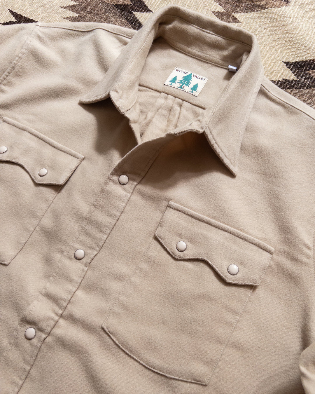 Wythe Moleskin Pearlsnap Shirt - Palomino
