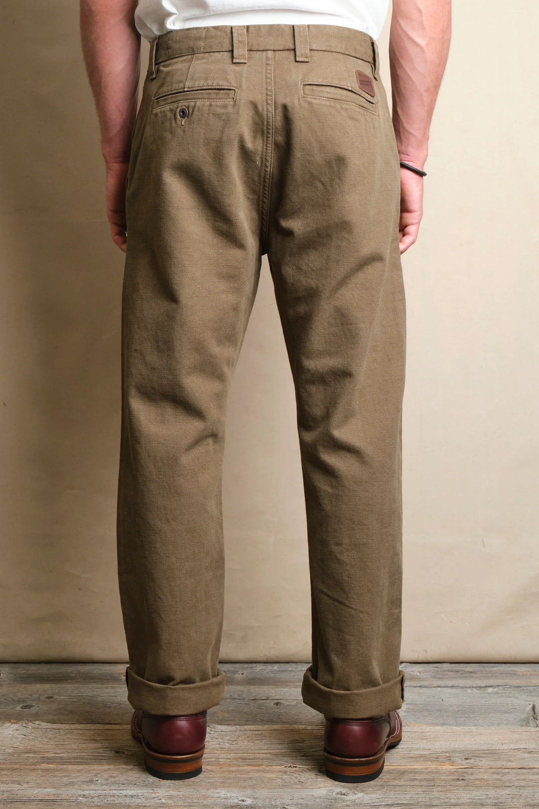 Freenote Cloth Deck Pant 14 Ounce Slub - Army Green
