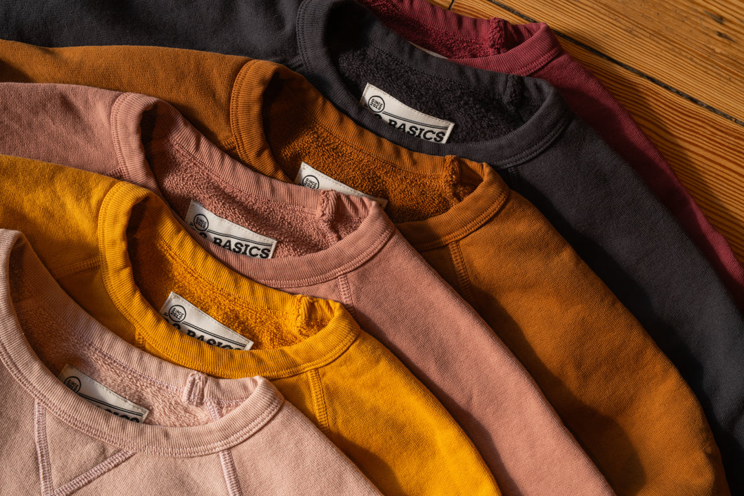BS Basics Everyday Classic Raglan Crewneck - Slate