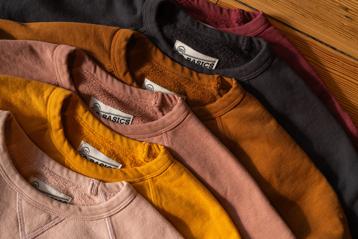 BS Basics Everyday Classic Raglan Crewneck - Tobacco