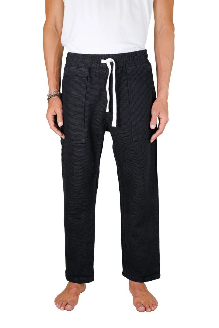 Monadic Andersen Pant - Black Sulfur Sashiko [Limited Release]