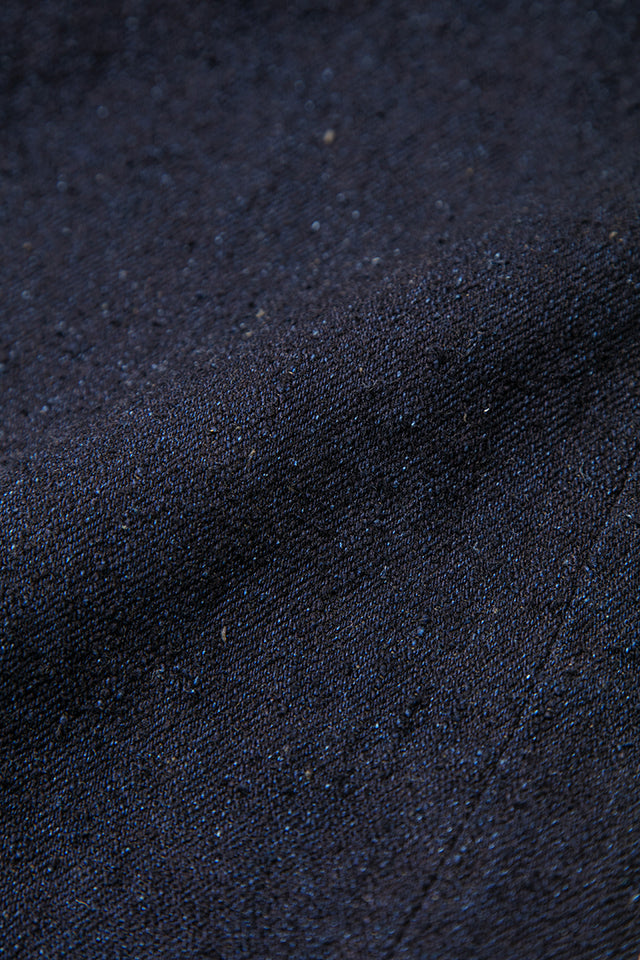Pure Blue Japan 16oz Double Nep Denim Indigo x Sumi [DNP-019-IDSM] - Relaxed Tapered