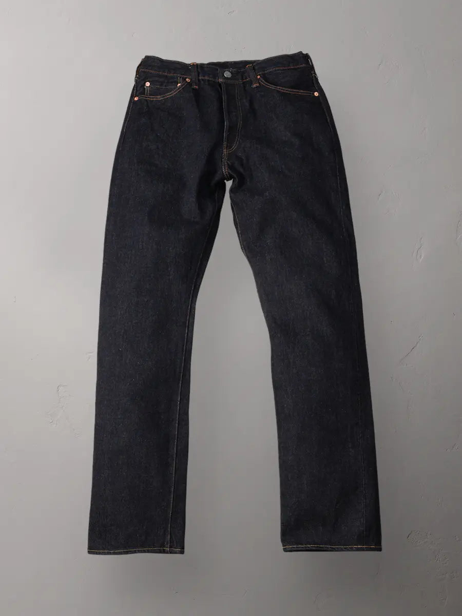 The Flat Head 18oz Wide Tapered Indigo Denim [8004]