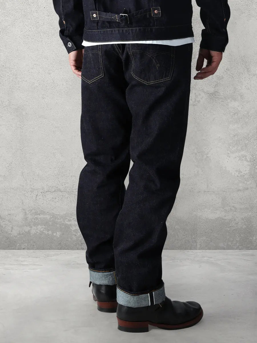 The Flat Head 12oz Wide Tapered Jeans [FN-S2003] - WWII Model