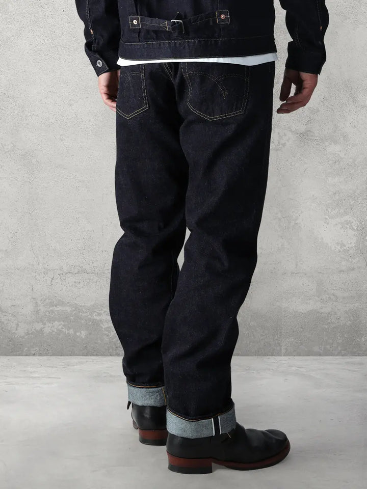 The Flat Head 12oz Wide Tapered Jeans [FN-S2003] - WWII Model