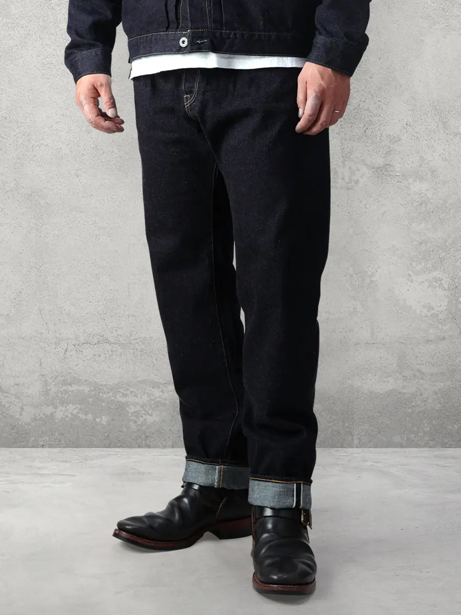 The Flat Head 12oz Wide Tapered Jeans [FN-S2003] - WWII Model