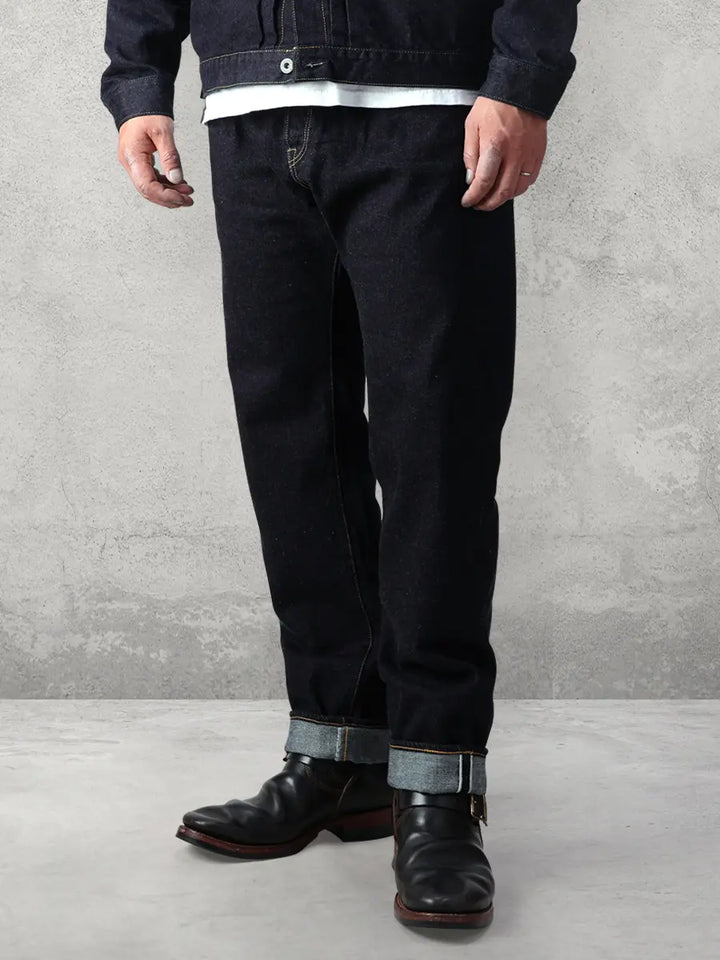 The Flat Head 12oz Wide Tapered Jeans [FN-S2003] - WWII Model