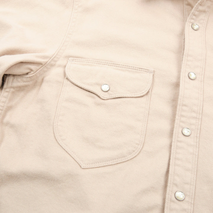 Freenote Cloth Long Sleeve Bodie - Cream Twill