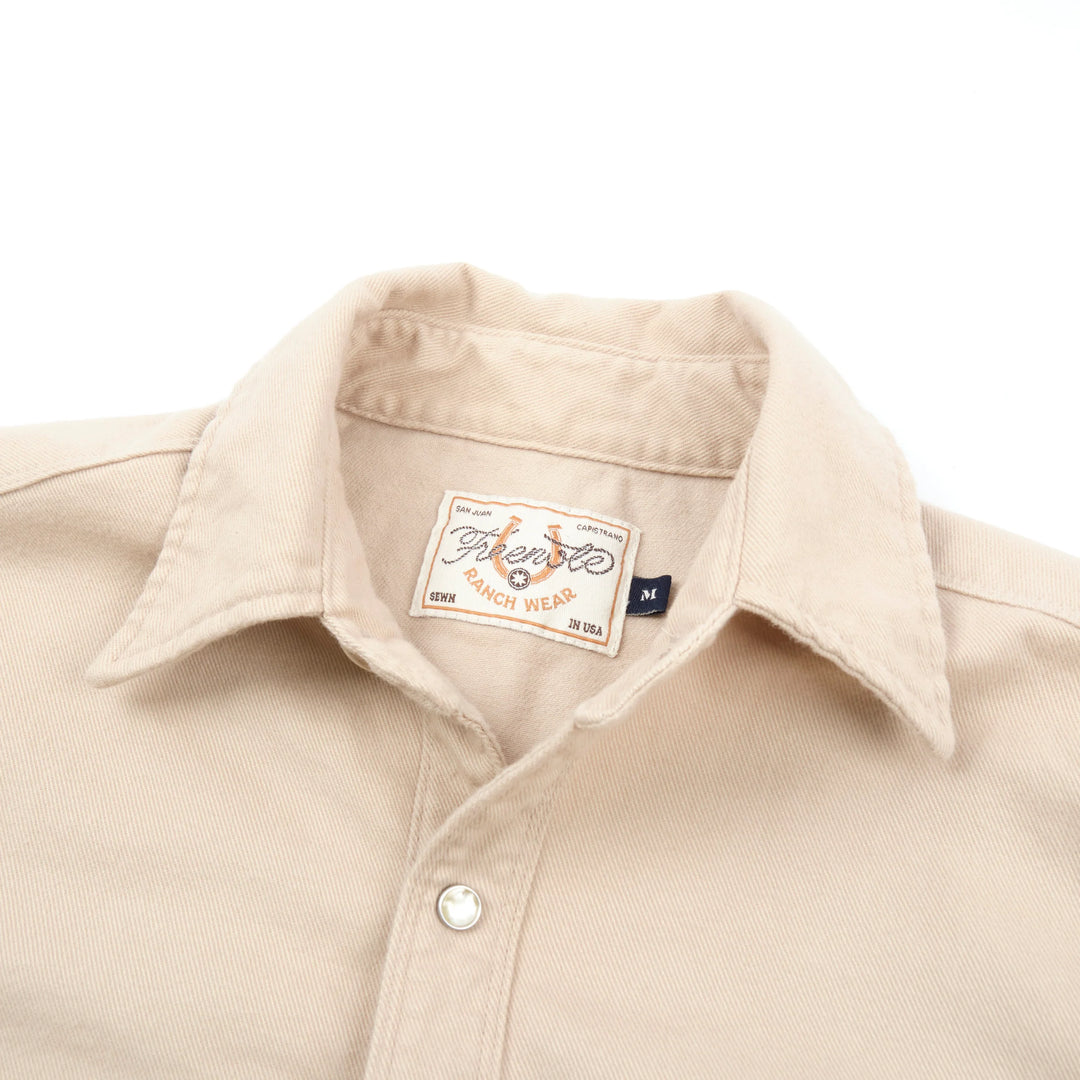 Freenote Cloth Long Sleeve Bodie - Cream Twill