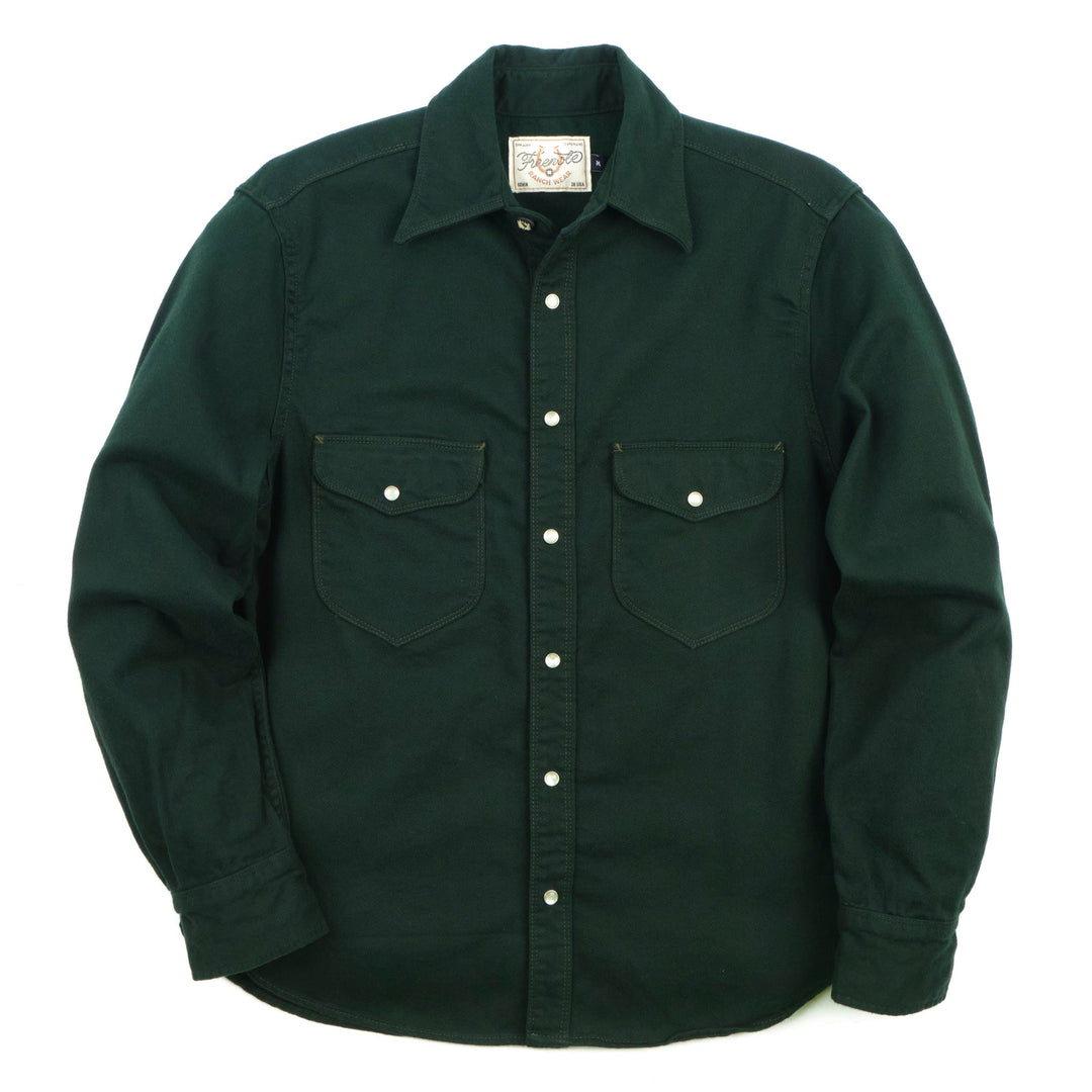 Freenote Cloth Long Sleeve Bodie - Forest Twill