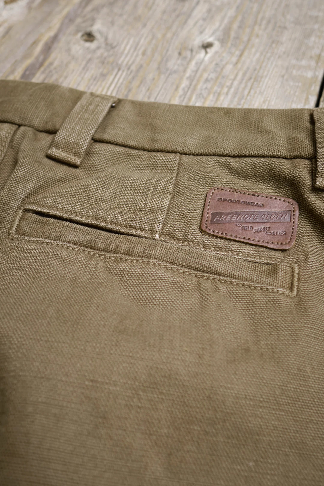 Freenote Cloth Deck Pant 14 Ounce Slub - Army Green