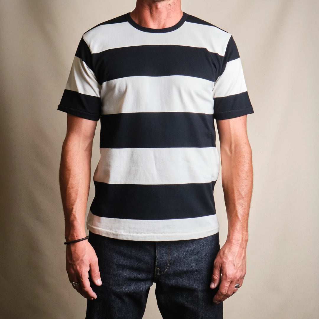 Freenote Cloth Mooch Tee - Black Stripe