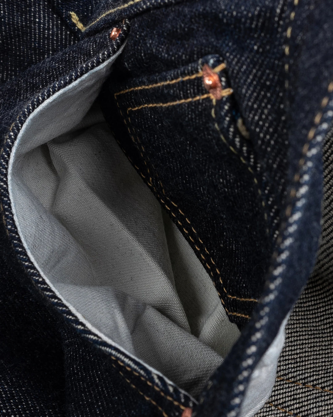 Iron Heart 555 21oz Selvedge Denim Slim Cut Jeans - Indigo