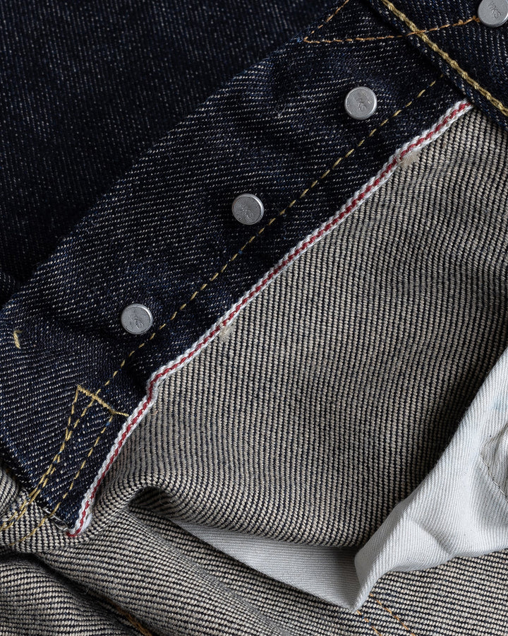Iron Heart 555 21oz Selvedge Denim Slim Cut Jeans - Indigo