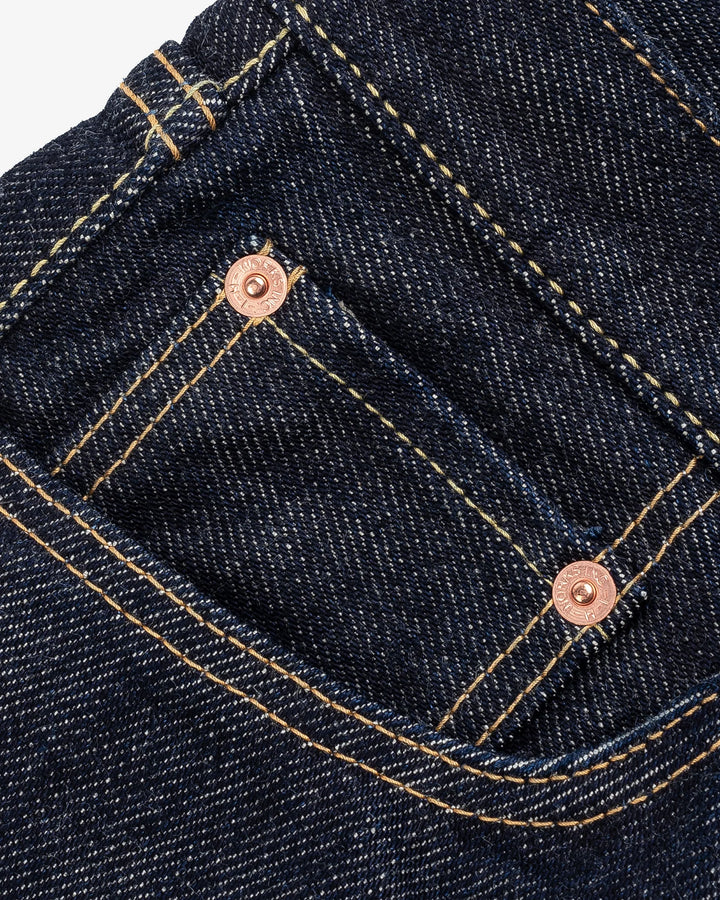 Iron Heart 555 21oz Selvedge Denim Slim Cut Jeans - Indigo