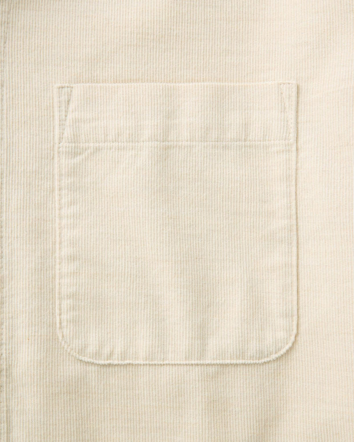 Taylor Stitch - The Conrad Shirt in Heather Oat Pincord