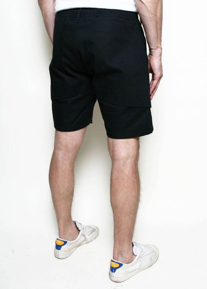 Rogue Territory - Fatigue Shorts in Black Canvas