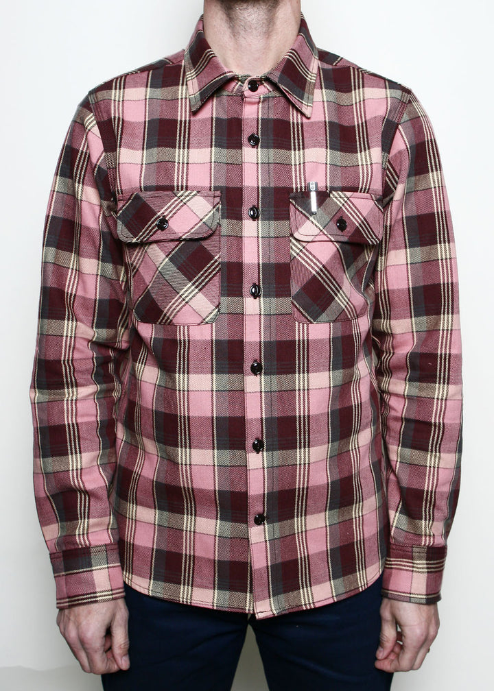 Rogue Territory - Field Shirt in Dusty Pink Plaid