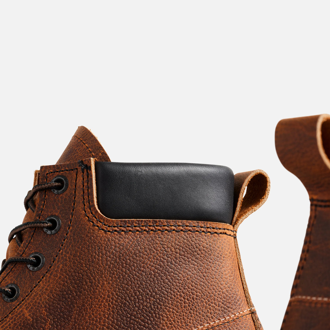 Red Wing Heritage 6-Inch Norway Moc in Copper Rough and Tough Scotch Grain - Style 8213