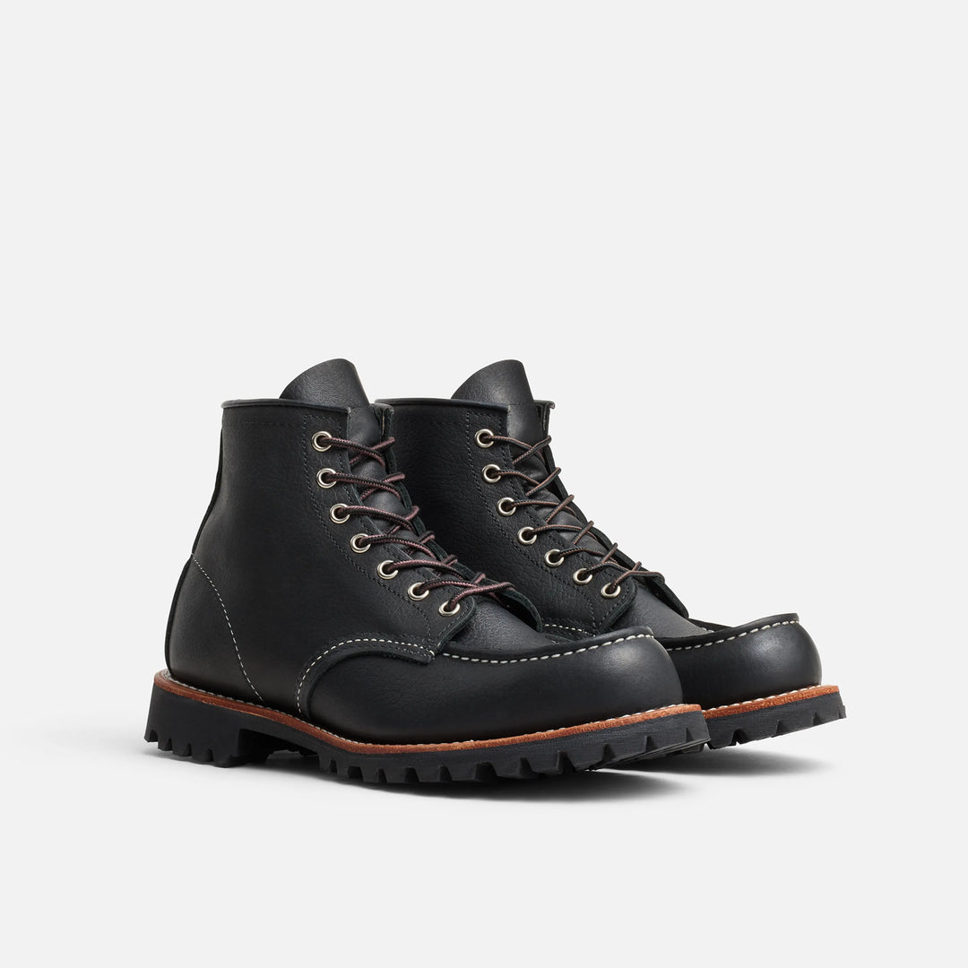 Red Wing Seconds - Roughneck Heritage #2949 Men's Roughneck in Black Oil Slick Leather