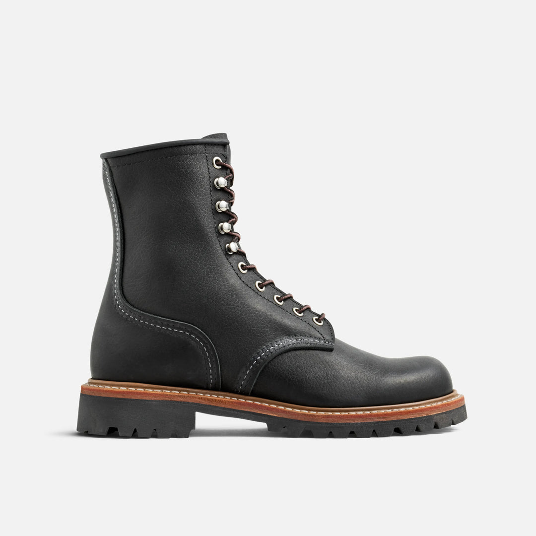 Red Wing Seconds - Logger Heritage #4501 - Black Oil Slick Leather