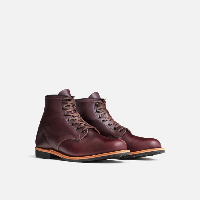Red Wing Second Heritage - 9419 Beckman Men's 6-inch boot in Black Cherry Excalibur Leather